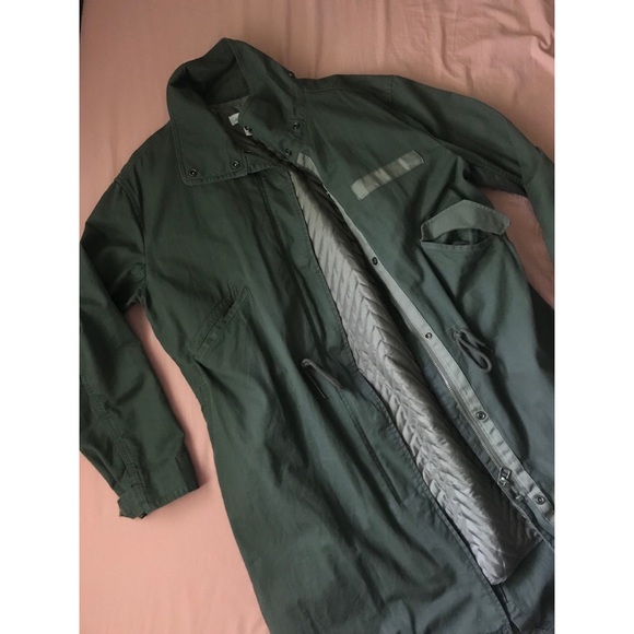 h&m fishtail parka
